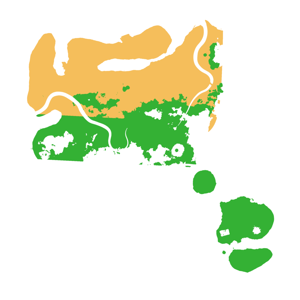 Biome Rust Map: Procedural Map, Size: 3500, Seed: 727711692