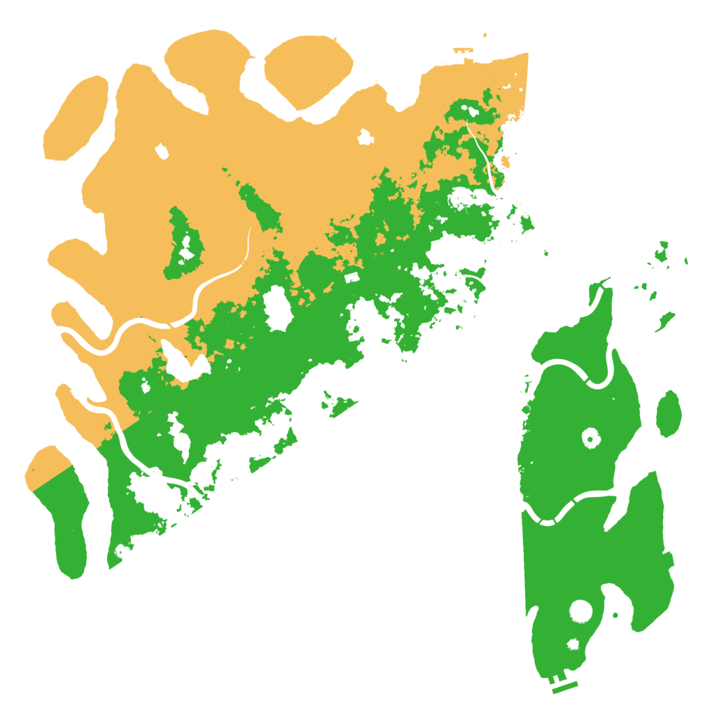 Biome Rust Map: Procedural Map, Size: 5500, Seed: 1259616574