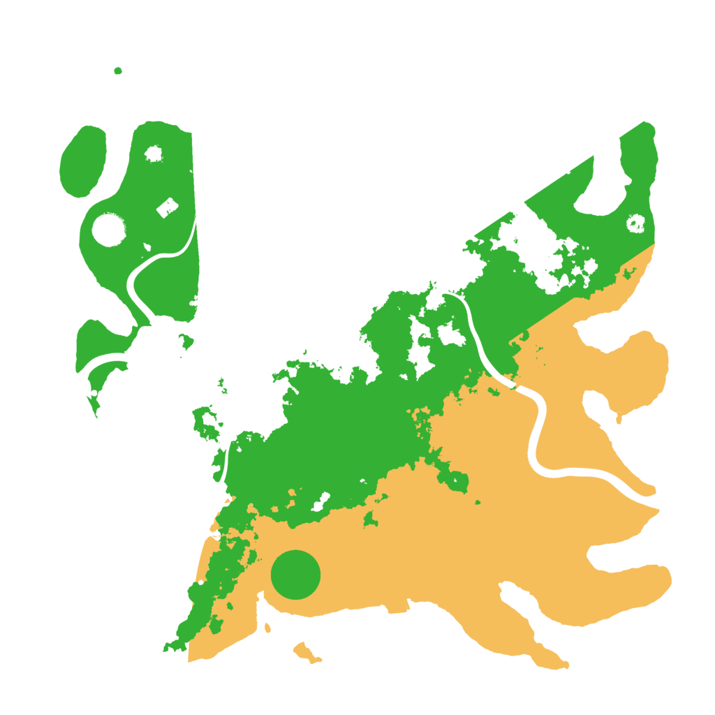 Biome Rust Map: Procedural Map, Size: 3800, Seed: 7946132