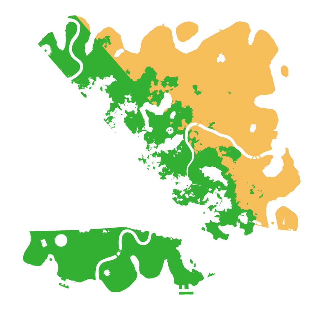 Biome Rust Map: Procedural Map, Size: 4500, Seed: 1066512064