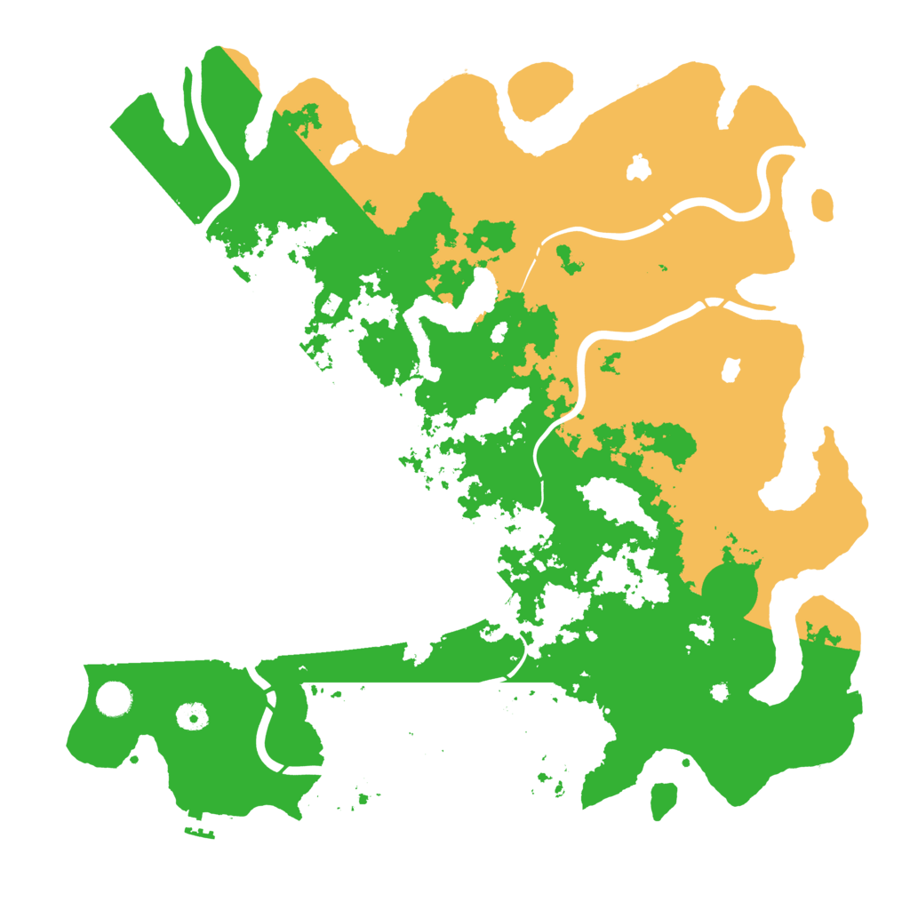 Biome Rust Map: Procedural Map, Size: 4500, Seed: 1066512064