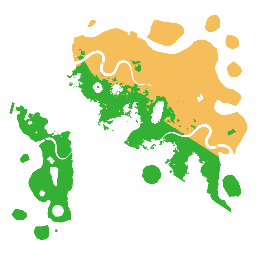 Biome Rust Map: Procedural Map, Size: 4000, Seed: 22616
