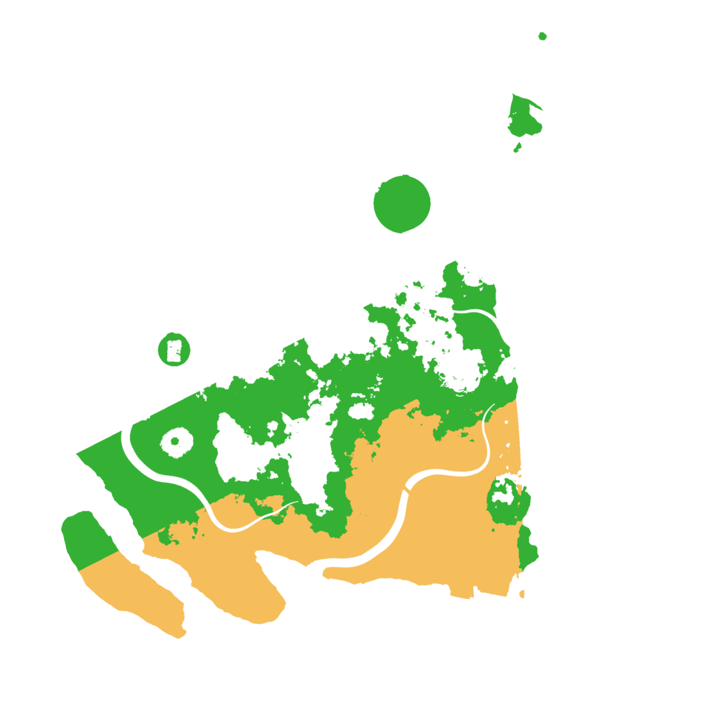 Biome Rust Map: Procedural Map, Size: 3500, Seed: 265782131