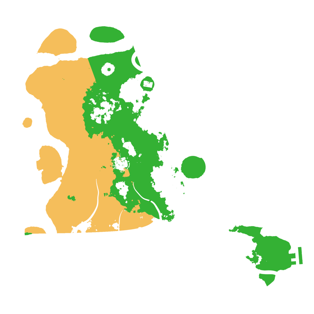 Biome Rust Map: Procedural Map, Size: 3700, Seed: 589765857