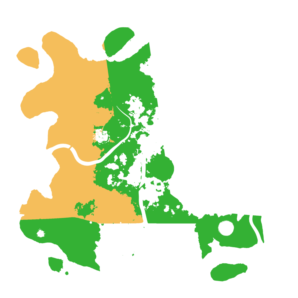Biome Rust Map: Procedural Map, Size: 3500, Seed: 1222010390