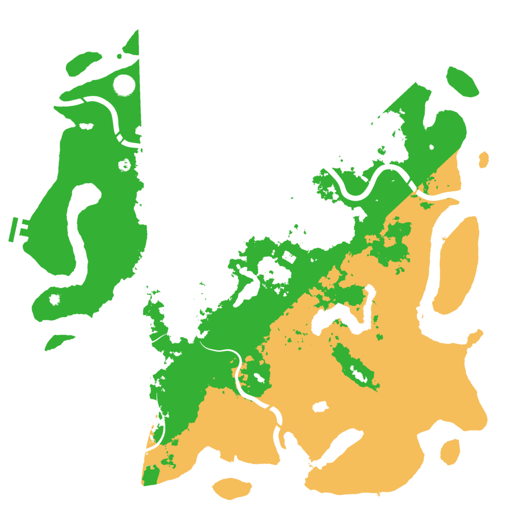 Biome Rust Map: Procedural Map, Size: 4250, Seed: 124391