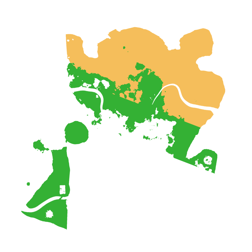 Biome Rust Map: Procedural Map, Size: 3000, Seed: 1877529812