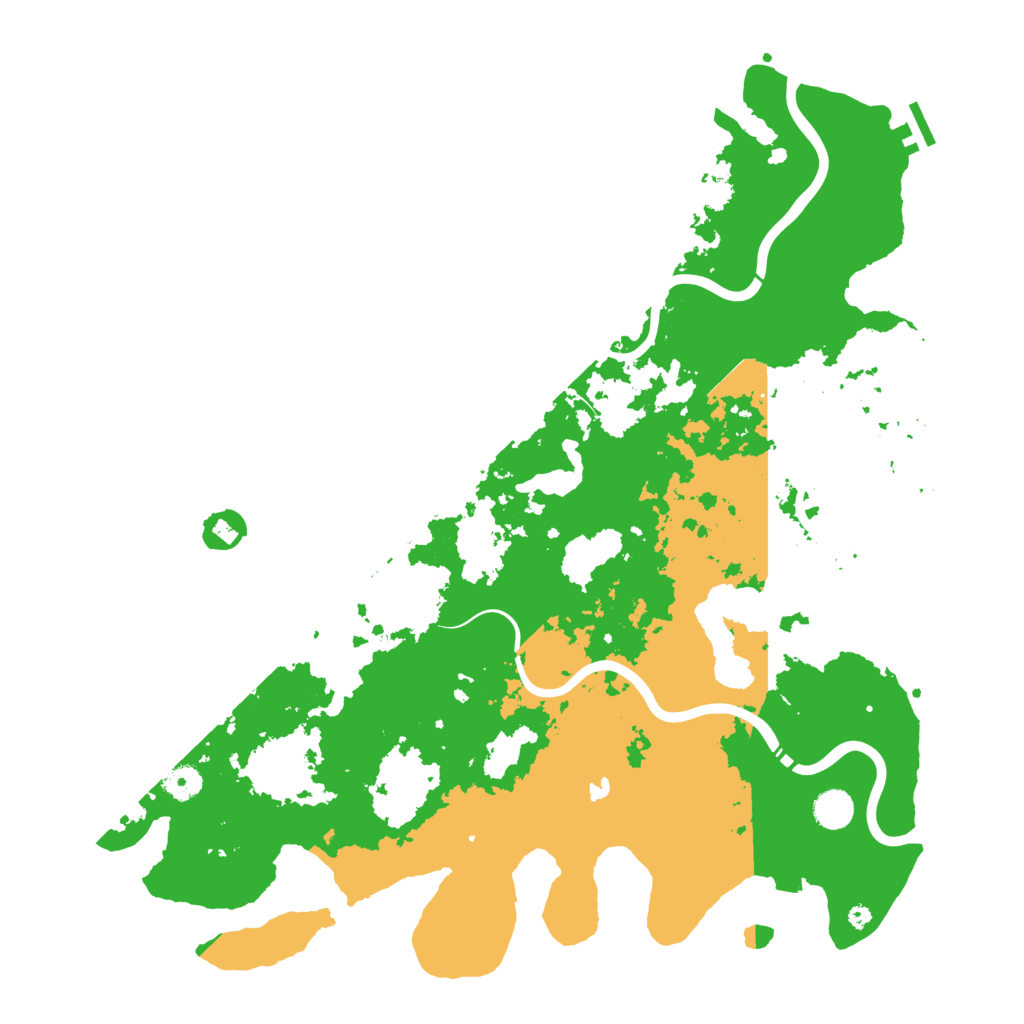 Biome Rust Map: Procedural Map, Size: 4500, Seed: 866952291