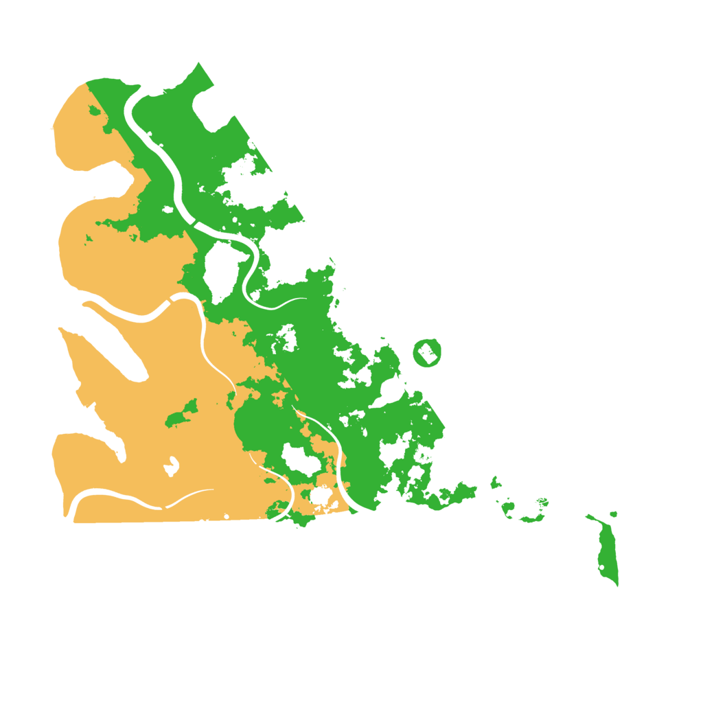 Biome Rust Map: Procedural Map, Size: 4000, Seed: 622957828