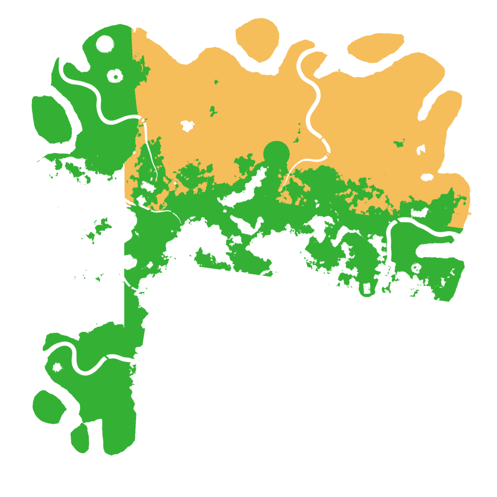 Biome Rust Map: Procedural Map, Size: 5000, Seed: 52653913
