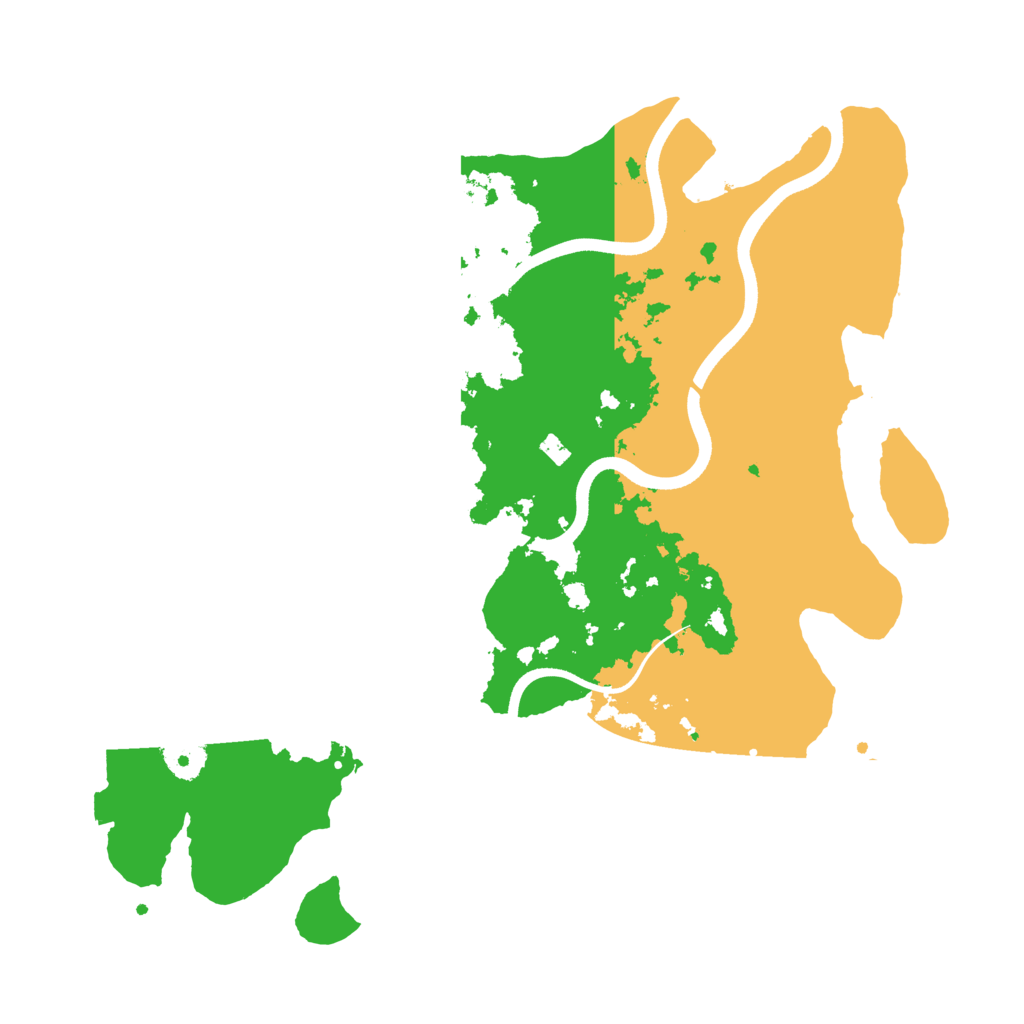Biome Rust Map: Procedural Map, Size: 3650, Seed: 46918661