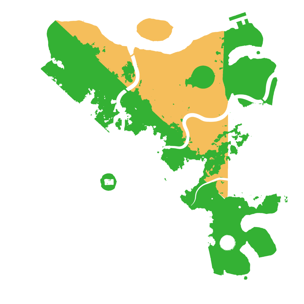 Biome Rust Map: Procedural Map, Size: 3500, Seed: 1560318136
