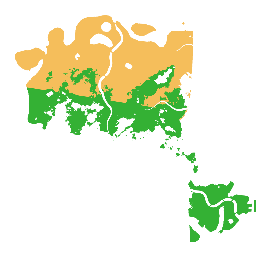 Biome Rust Map: Procedural Map, Size: 4500, Seed: 694513473