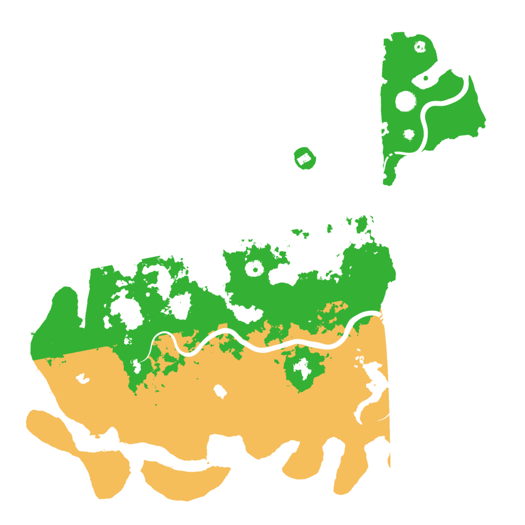 Biome Rust Map: Procedural Map, Size: 4500, Seed: 5062025