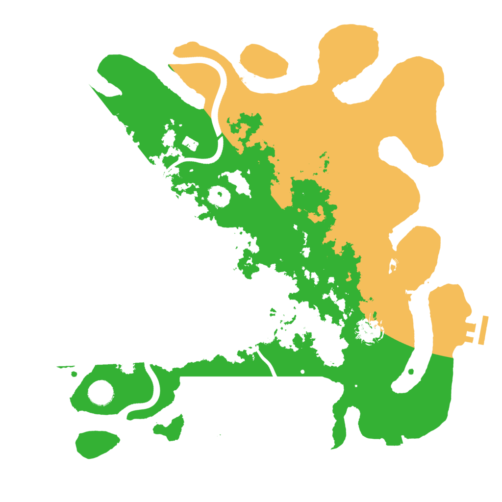 Biome Rust Map: Procedural Map, Size: 3500, Seed: 982915