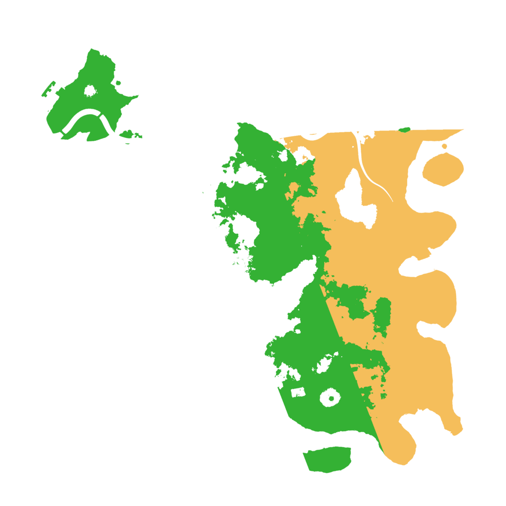 Biome Rust Map: Procedural Map, Size: 4000, Seed: 76982567