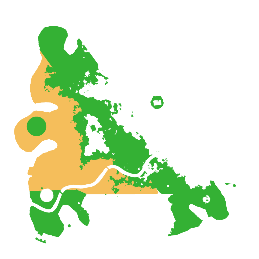 Biome Rust Map: Procedural Map, Size: 3500, Seed: 1702153422