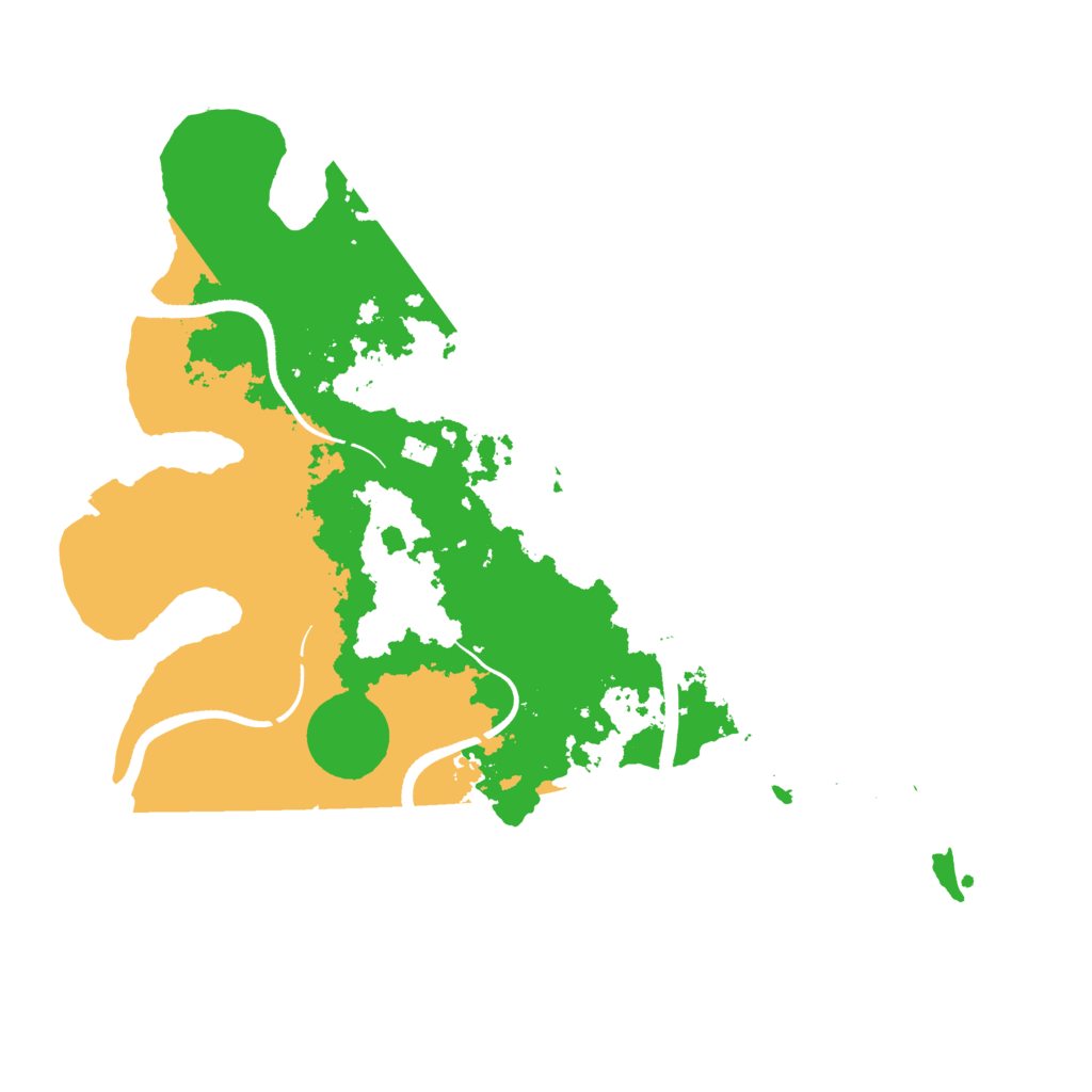 Biome Rust Map: Procedural Map, Size: 3500, Seed: 1702153422
