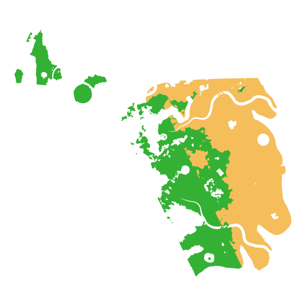 Biome Rust Map: Procedural Map, Size: 4500, Seed: 1349137430