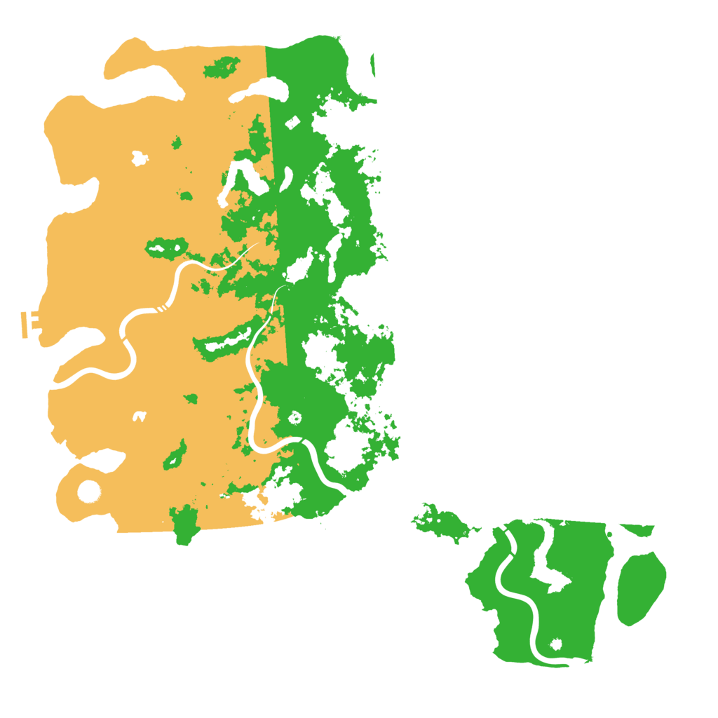 Biome Rust Map: Procedural Map, Size: 5500, Seed: 25032987