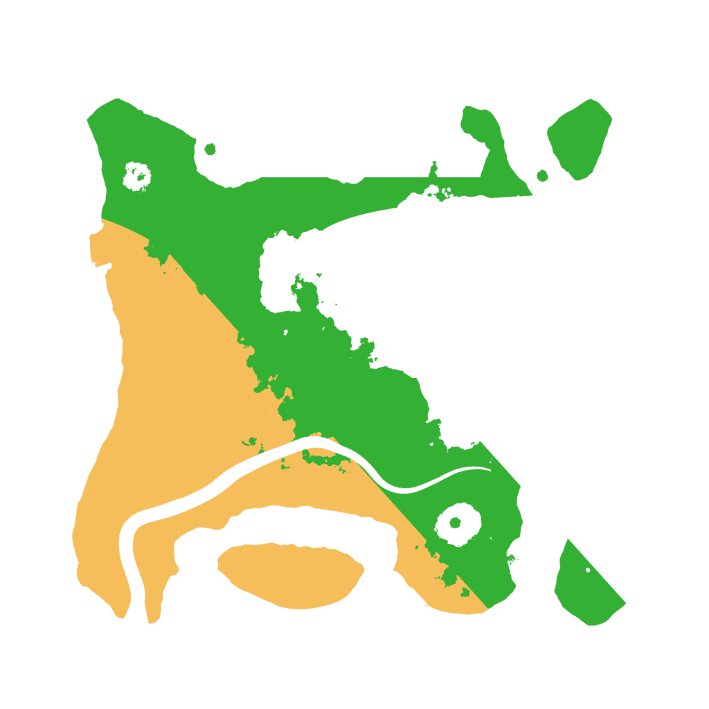 Biome Rust Map: Procedural Map, Size: 2500, Seed: 893456117