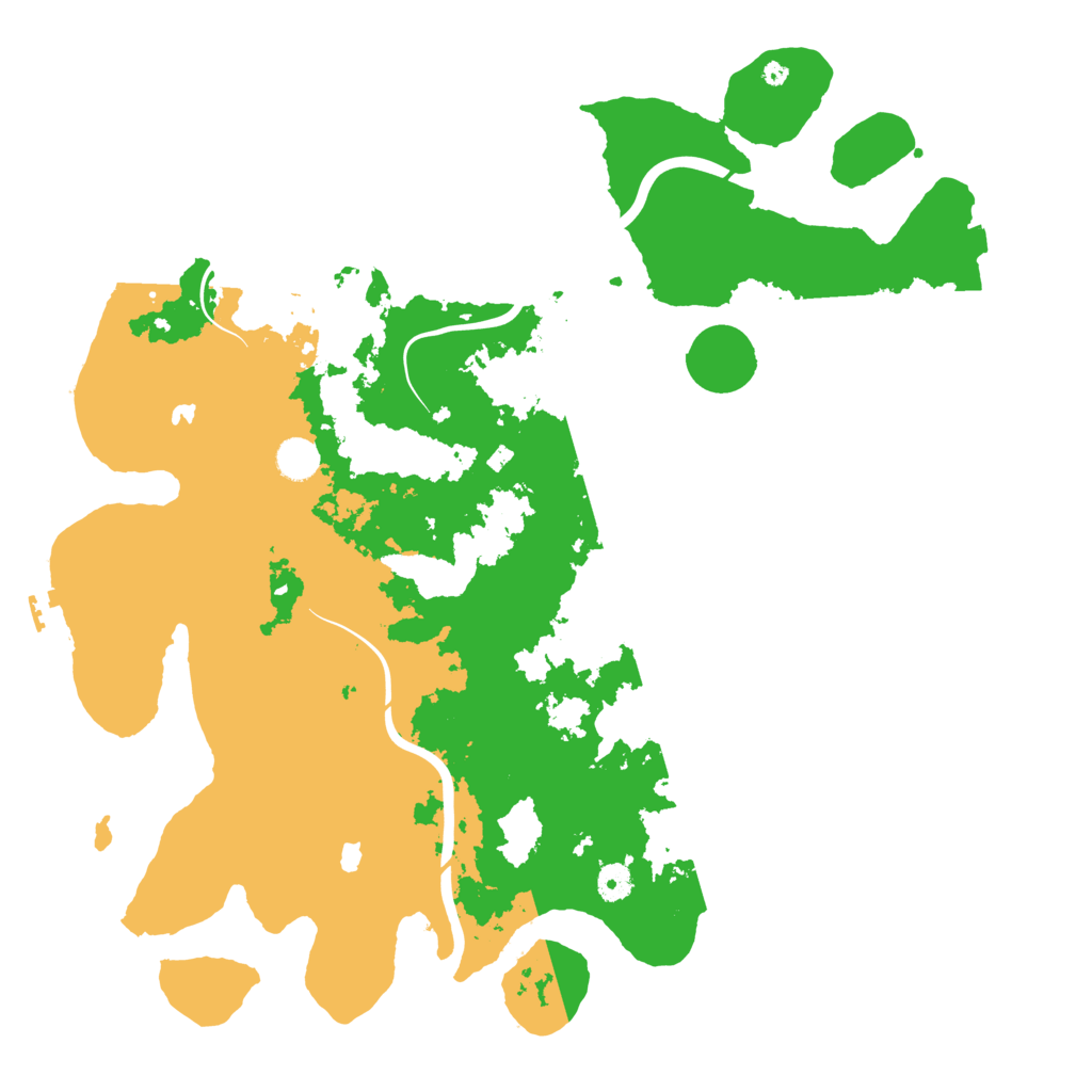 Biome Rust Map: Procedural Map, Size: 4500, Seed: 485376190
