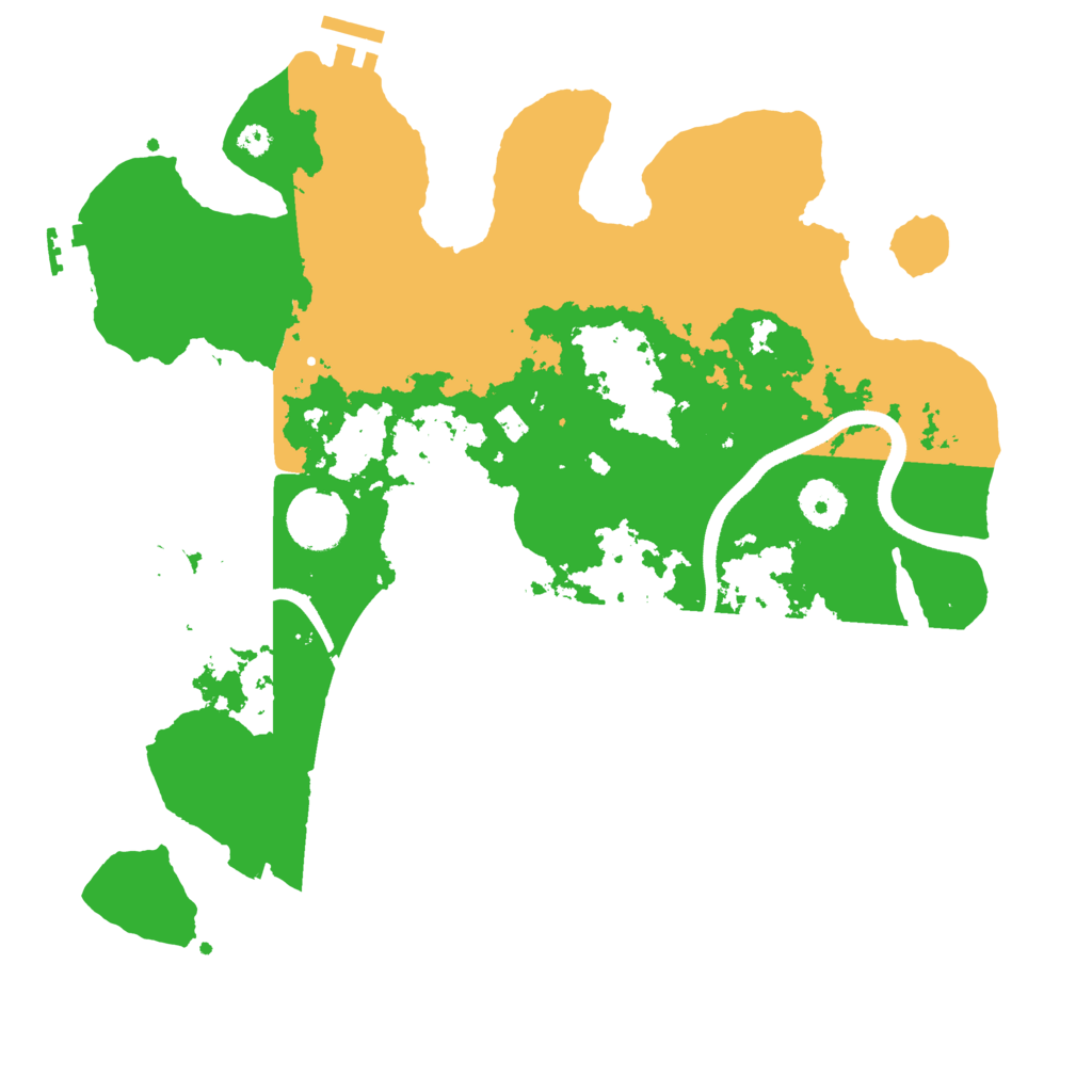 Biome Rust Map: Procedural Map, Size: 3500, Seed: 997744483