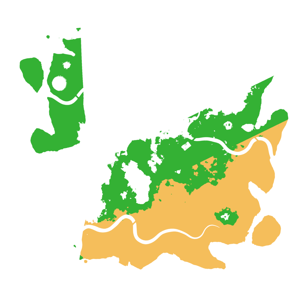 Biome Rust Map: Procedural Map, Size: 3700, Seed: 1747541231