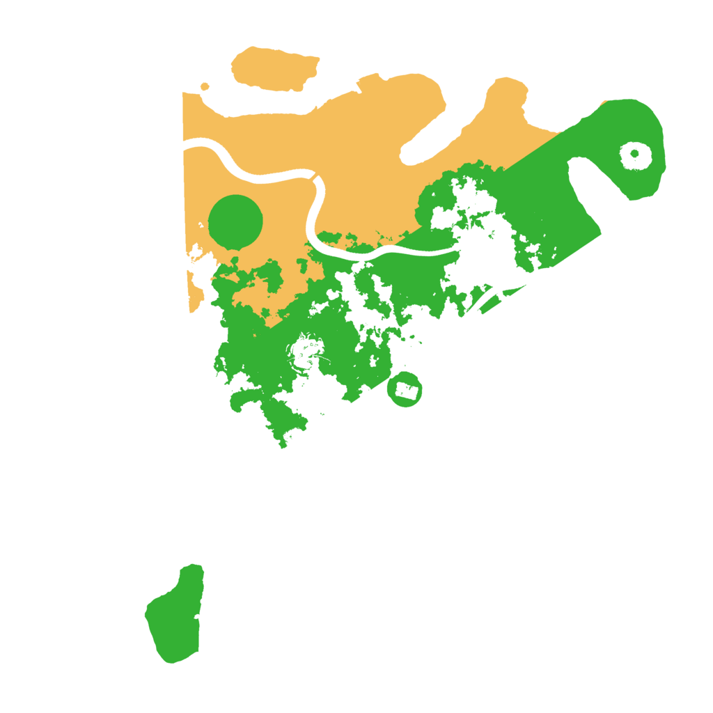 Biome Rust Map: Procedural Map, Size: 3500, Seed: 1930590280