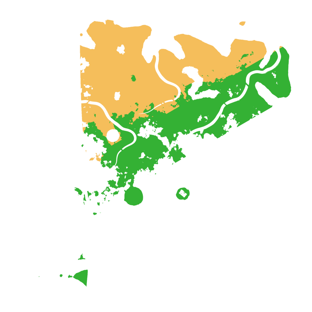 Biome Rust Map: Procedural Map, Size: 4500, Seed: 536675847