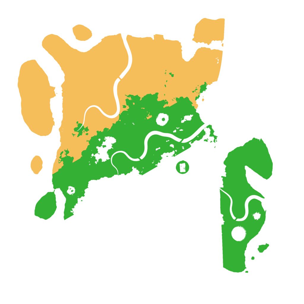 Biome Rust Map: Procedural Map, Size: 3700, Seed: 417863977