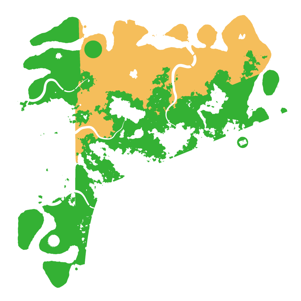Biome Rust Map: Procedural Map, Size: 4500, Seed: 2047205074