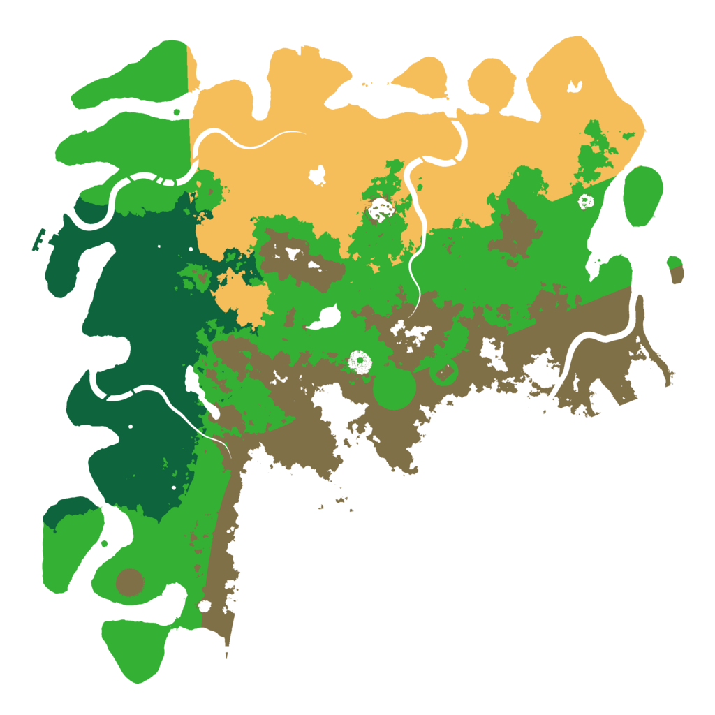 Biome Rust Map: Procedural Map, Size: 4500, Seed: 2047205074