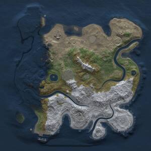 Thumbnail Rust Map: Procedural Map, Size: 2945, Seed: 50000, 10 Monuments