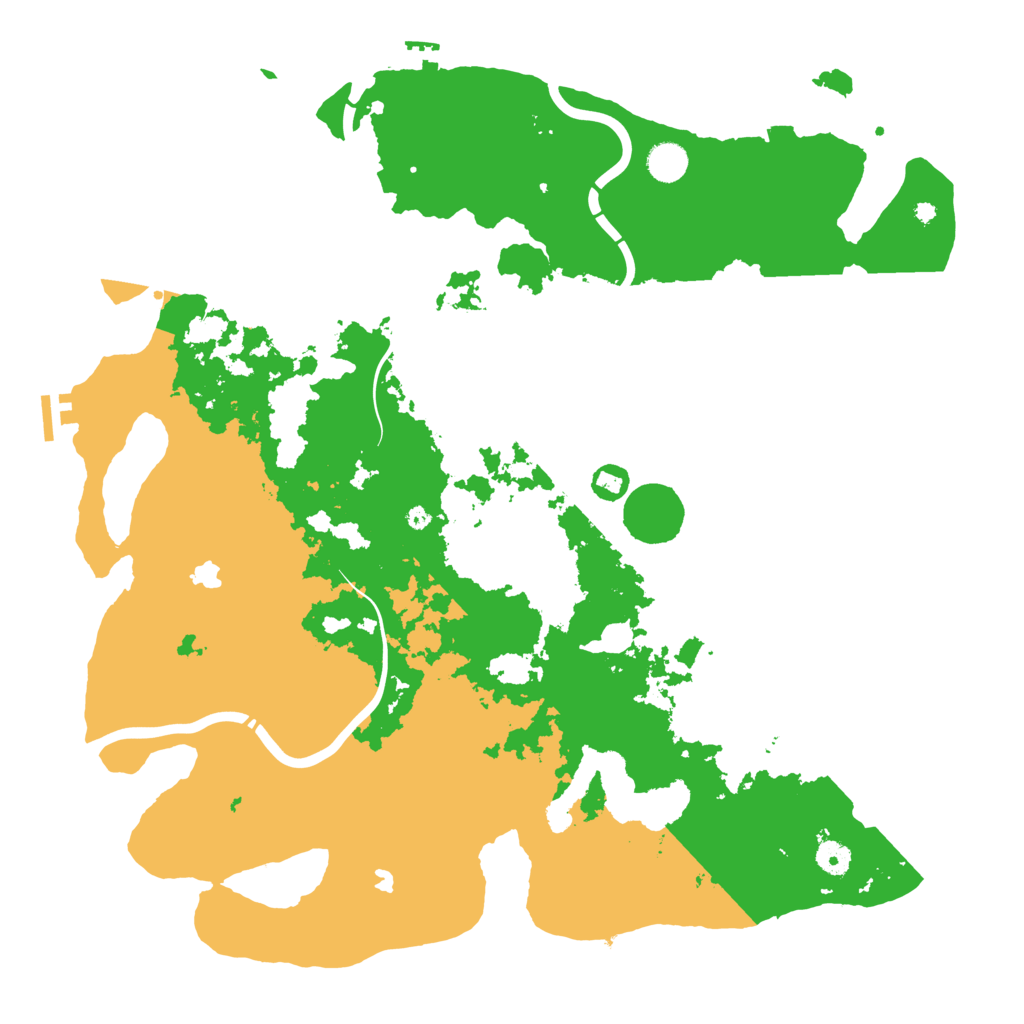 Biome Rust Map: Procedural Map, Size: 4500, Seed: 448351170