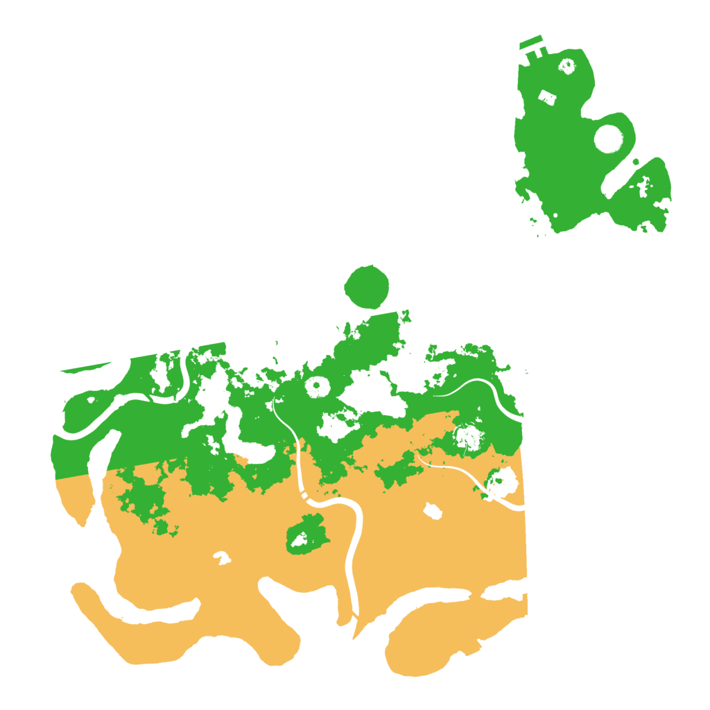Biome Rust Map: Procedural Map, Size: 4500, Seed: 210128213