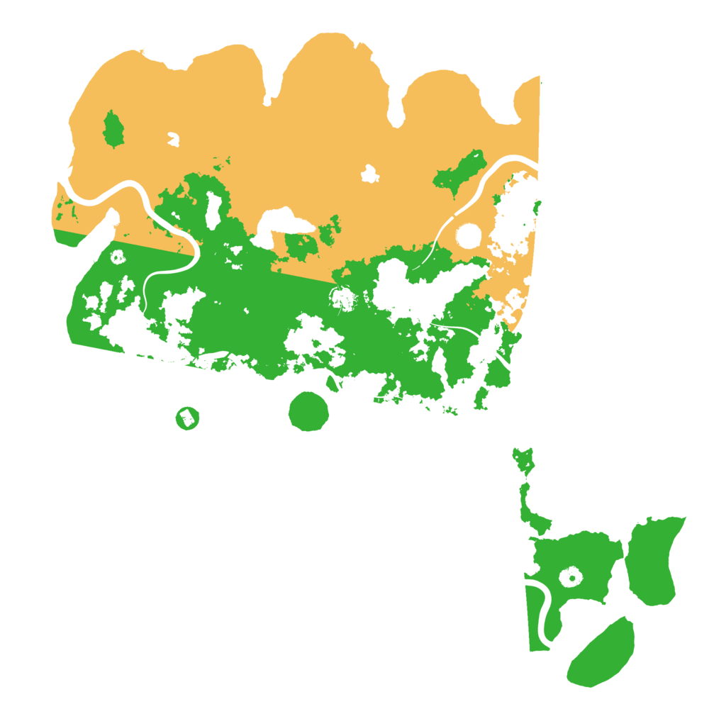 Biome Rust Map: Procedural Map, Size: 5000, Seed: 1354688938