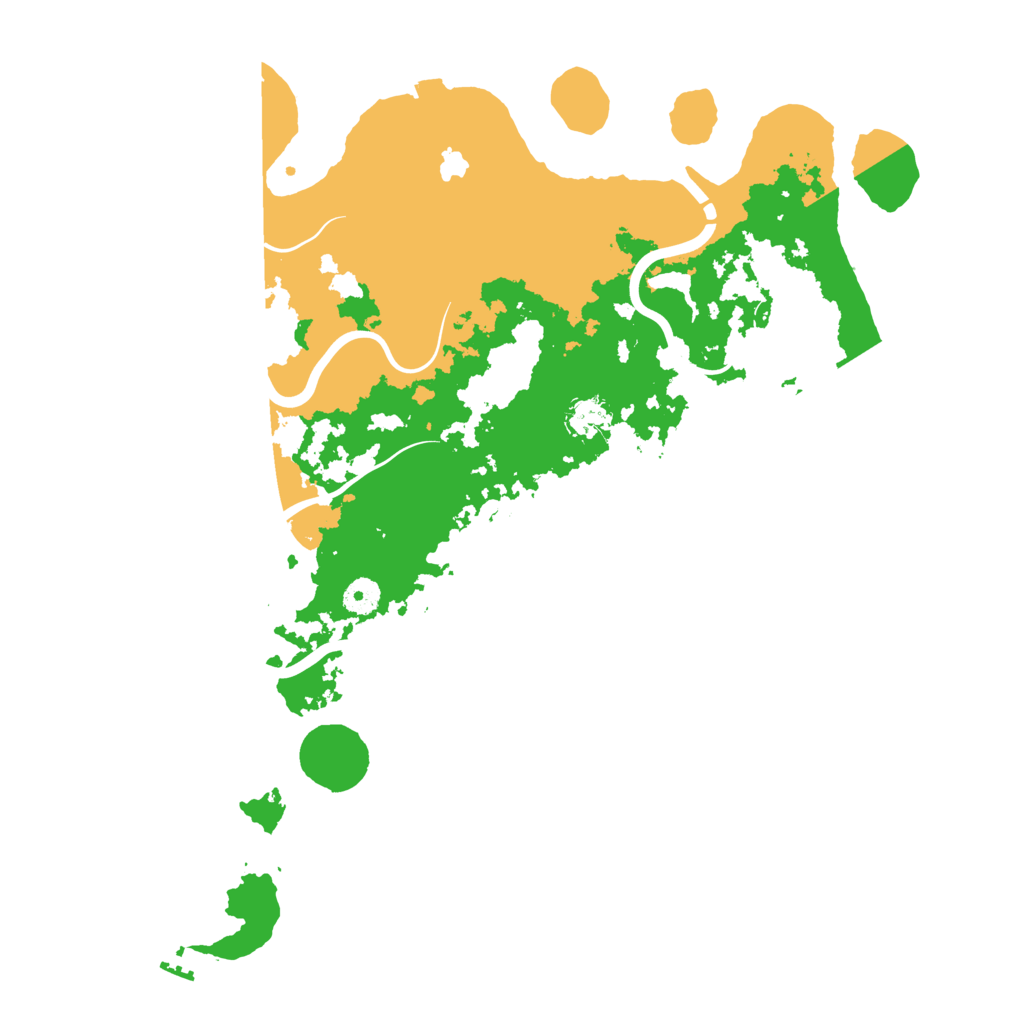 Biome Rust Map: Procedural Map, Size: 4250, Seed: 196408752