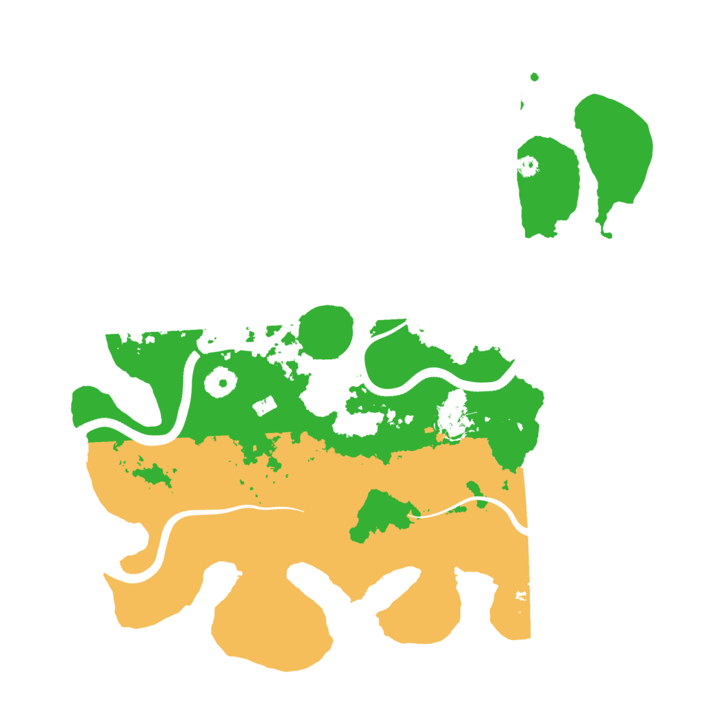 Biome Rust Map: Procedural Map, Size: 3500, Seed: 1589693104