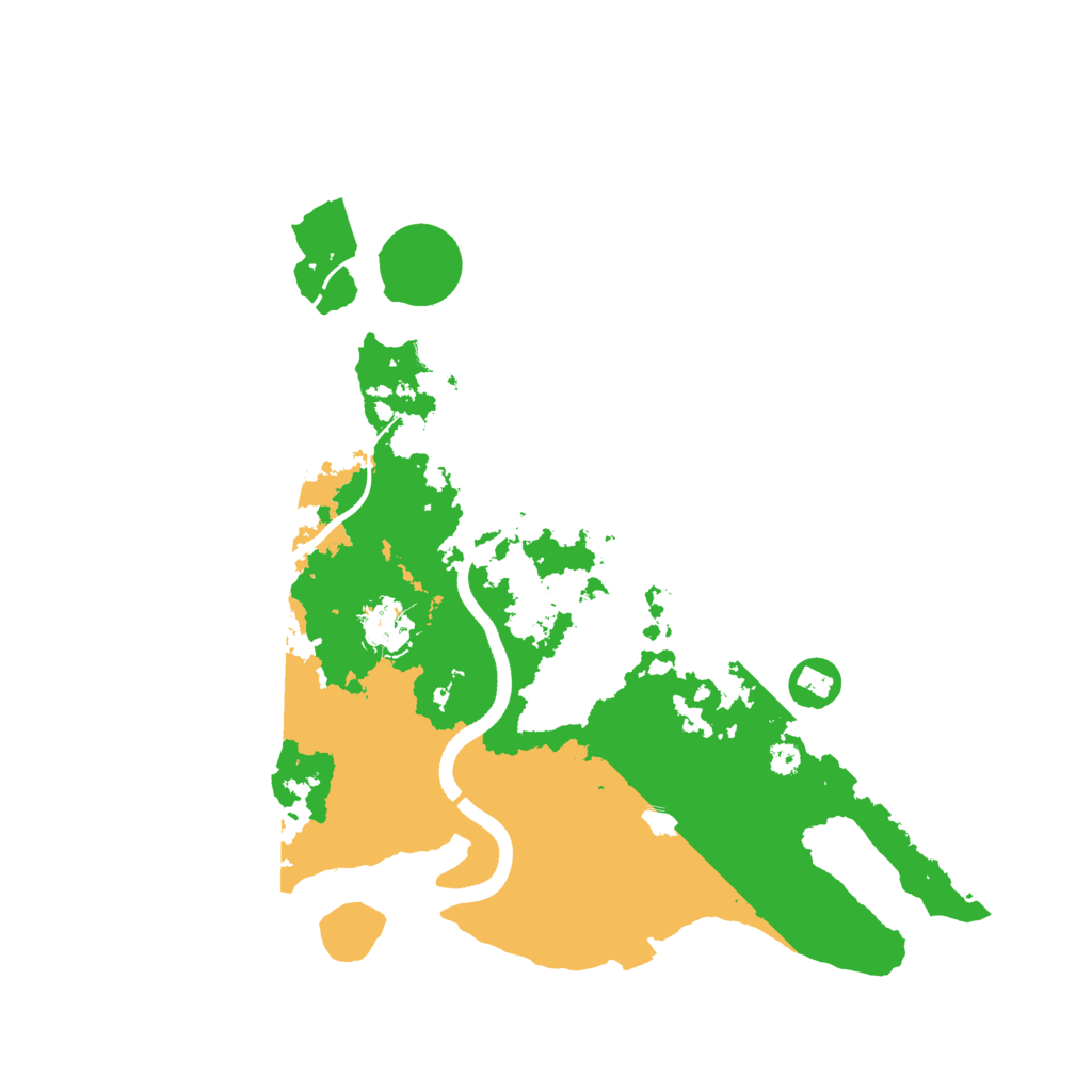 Biome Rust Map: Procedural Map, Size: 3500, Seed: 1967352895