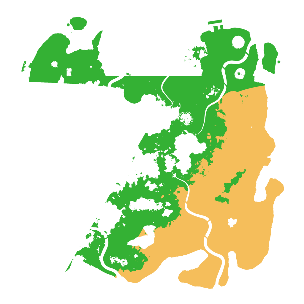 Biome Rust Map: Procedural Map, Size: 4250, Seed: 780185789