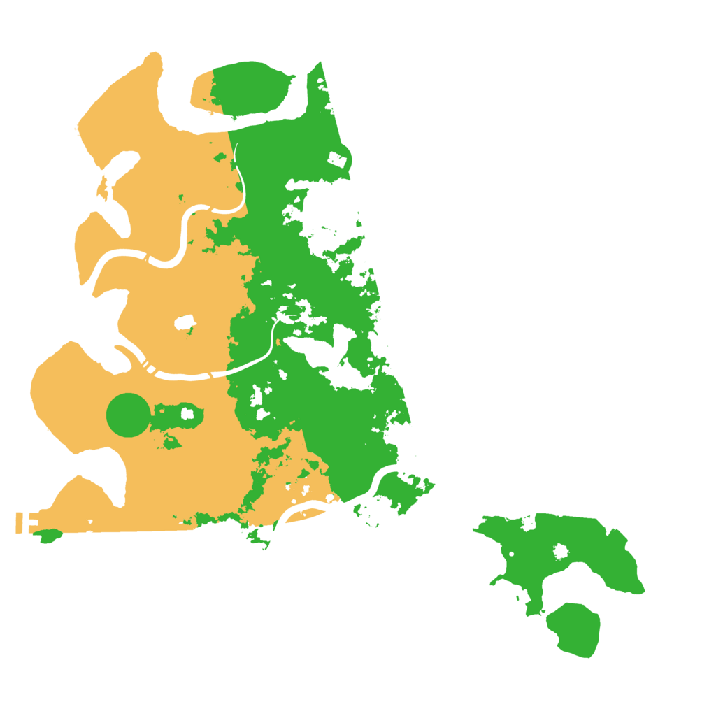 Biome Rust Map: Procedural Map, Size: 4250, Seed: 386767720