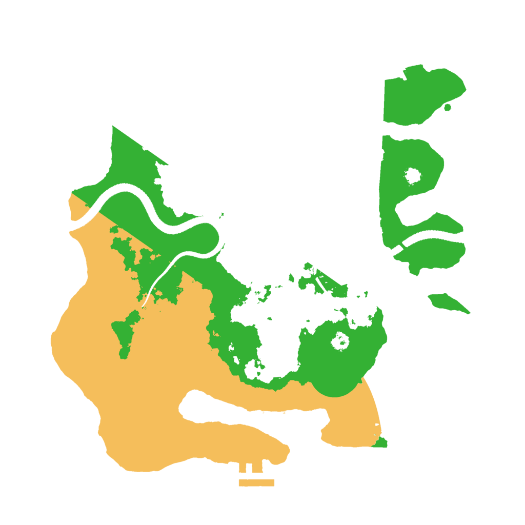 Biome Rust Map: Procedural Map, Size: 3000, Seed: 19121559