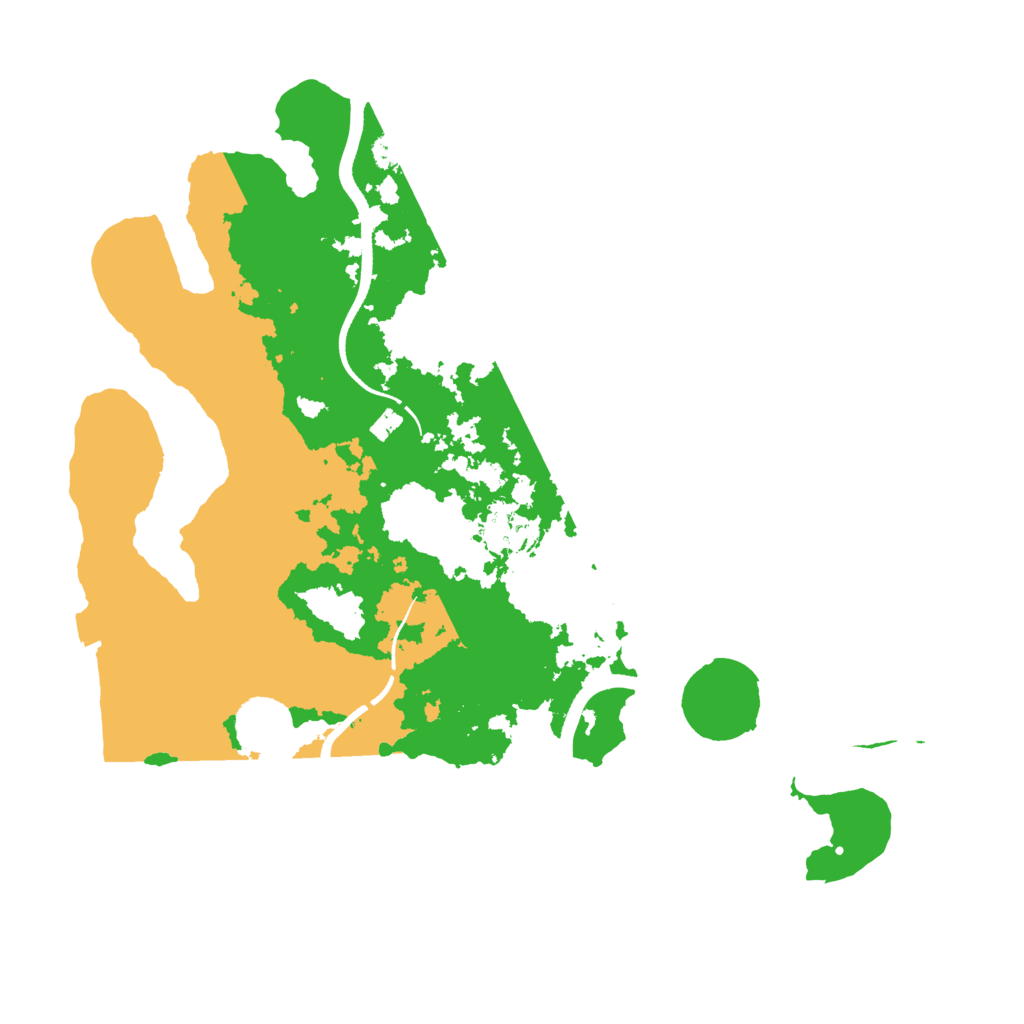 Biome Rust Map: Procedural Map, Size: 3500, Seed: 567772555