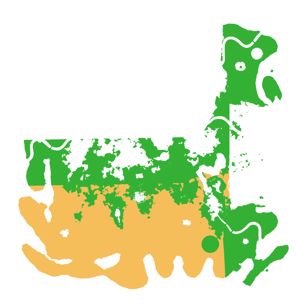 Biome Rust Map: Procedural Map, Size: 4650, Seed: 5432