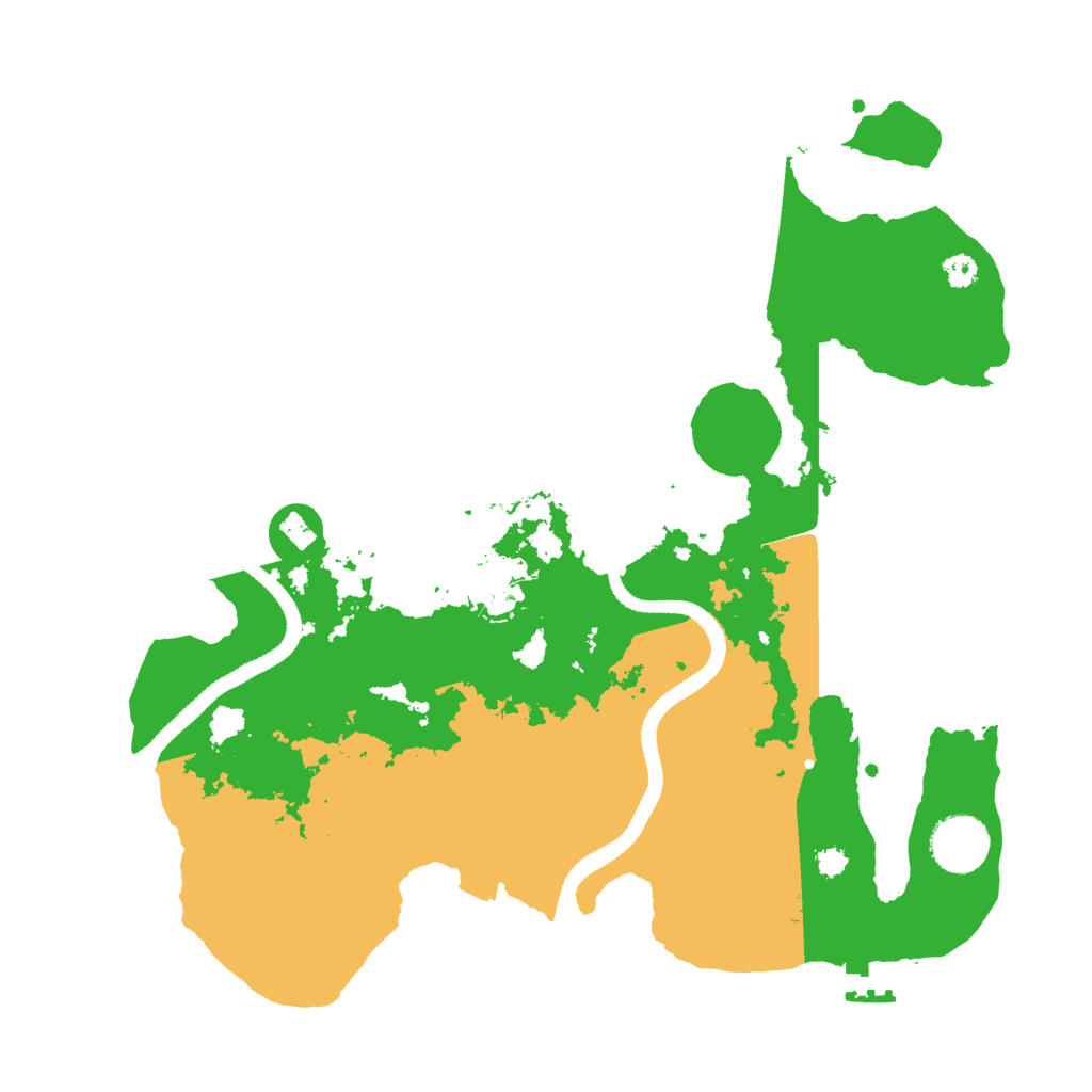 Biome Rust Map: Procedural Map, Size: 3300, Seed: 1131207113