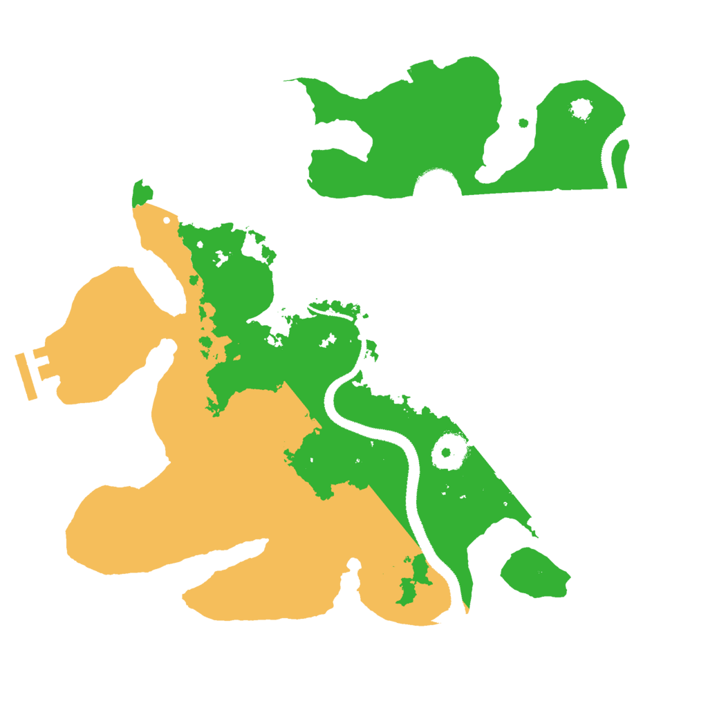 Biome Rust Map: Procedural Map, Size: 3000, Seed: 87903