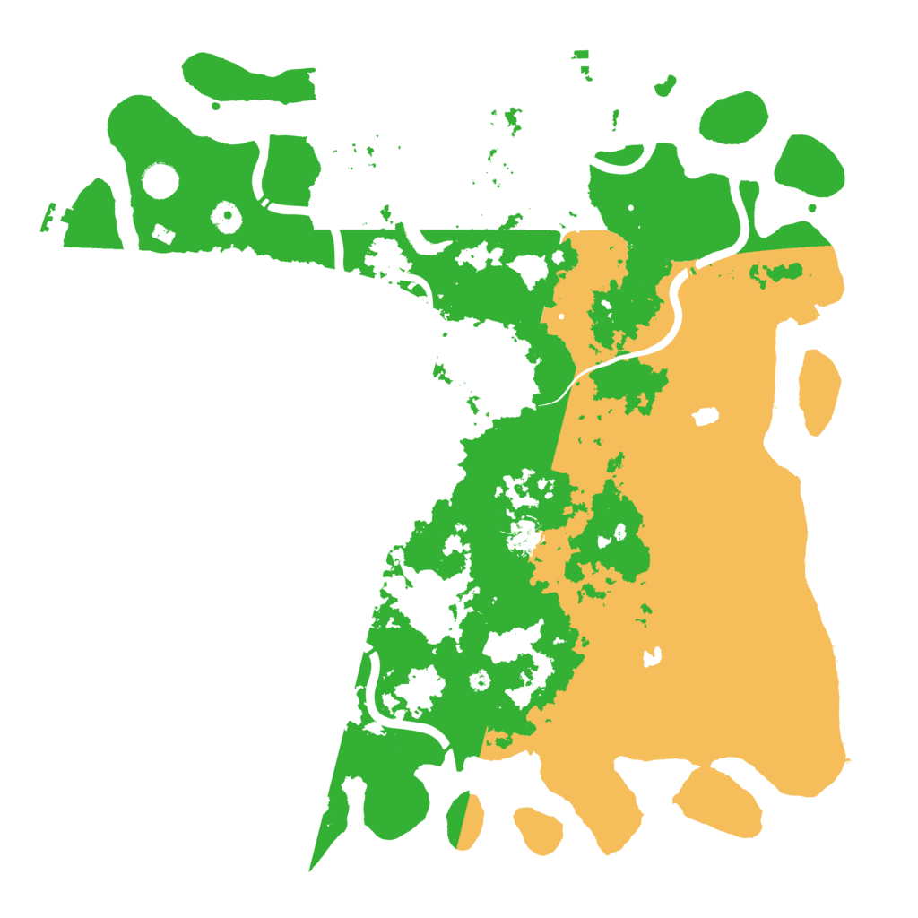 Biome Rust Map: Procedural Map, Size: 4500, Seed: 931129108