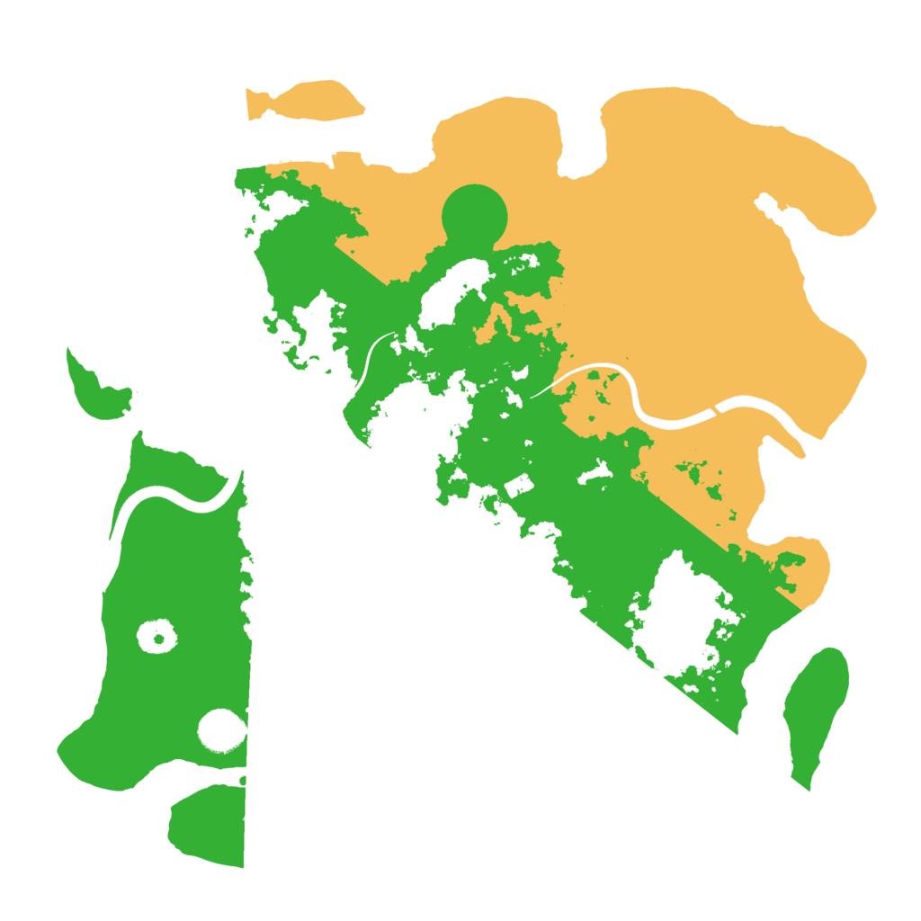Biome Rust Map: Procedural Map, Size: 3700, Seed: 1470522417