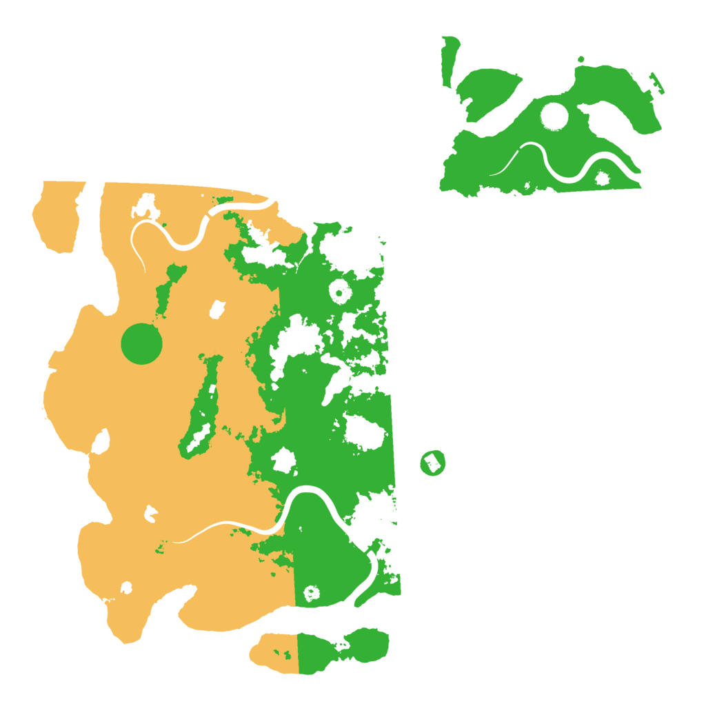 Biome Rust Map: Procedural Map, Size: 4500, Seed: 1070661766
